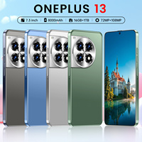 Nuevo Teléfono Inteligente One Plus 13 5G, 16 GB de RAM, 1 TB de Almacenamiento, Deca Core, Pantalla OLED de 7.3 Pulgadas y 90 Hz, Cámara de 108 MP, Android