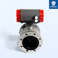 Medidor de Flujo Electromagnético con Cuerpo de Acero al Carbono, Precisión de +/-0.5%, Rango de 0.1~15m/s, para Control de Flujo en Procesos Industriales