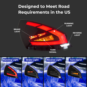 <span class=keywords><strong>Fanale</strong></span> posteriore a LED DK Motion per FORD <span class=keywords><strong>FIESTA</strong></span> 2009-2015 nuovo arrivo freno + retromarcia + fendinebbia indicatore di direzione luce posteriore a LED - Product Image 5