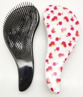 Peigne de Massage de soins capillaires en forme de S, brosse à cheveux démêlante en plastique OEM populaire