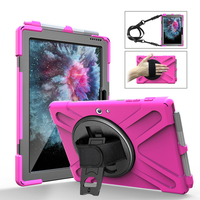 Étui de tablette portable robuste avec bandoulière pour Microsoft Surface Go 1 2 3 4 avec fonction de support