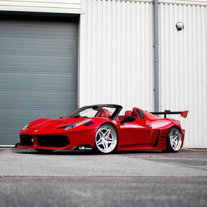 Cinco Raios Projeto Côncavo Profundo Matte White Gold Face Gloss Polish Barril Carro De Passageiro Forjado Rodas para C7 Corvette - Product Image 2