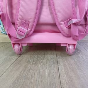 Mochila con ruedas para equipaje de <span class=keywords><strong>viaje</strong></span> para niñas de PVC de sirena fabricada, conjunto de mochila escolar, mochila de dí<span class=keywords><strong>a</strong></span>, mochila de 2 uds - Product Image 4