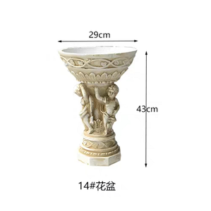 Stampo <span class=keywords><strong>in</strong></span> Silicone e Fibra di Vetro per Ornamenti <span class=keywords><strong>da</strong></span> <span class=keywords><strong>Giardino</strong></span> <span class=keywords><strong>in</strong></span> <span class=keywords><strong>Cemento</strong></span>, Stampo per Vasi di Fiori - Product Image 1