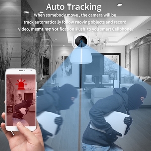 Cámara inteligente de seguridad <span class=keywords><strong>V380</strong></span> <span class=keywords><strong>Pro</strong></span>, 1MP, 2MP, 3MP, HD, Pan Tilt, WiFi, inalámbrica, CCTV, interior - Product Image 4