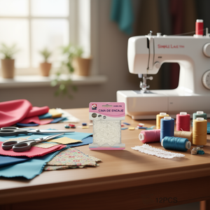 Encaje de estilo sencillo de 2.5cm con cinta de 1M de longitud, accesorio de costura, herramienta de bordado - Product Image 3