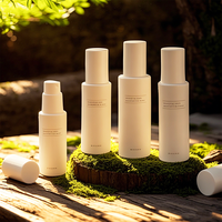 Soins de la peau Couleur givrée Huile essentielle pet Cosmétique Spray Lotion Émulsion Toner Pompe Bouteille Emballage Facial Essence Liquide Bouteille