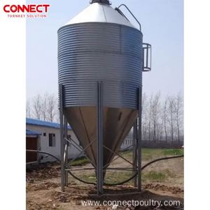 Hen thức ăn lưu trữ hệ thống băng tải nhúng nóng lớp Gà Thịt giống nâng cao Chăn nuôi nhà gà trang trại thức ăn Silo thiết bị để bán - Product Image 6