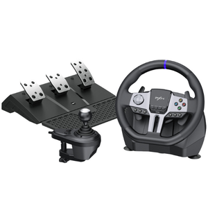 Hot PXN-V9 Gen2 trò chơi tay lái 900 ° chỉ đạo bánh xe đua bánh xe chơi game cho Xbox một/Switch/PS3/PS4/<span class=keywords><strong>PC</strong></span> - Product Image 4