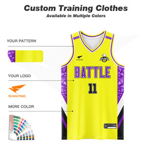 Maillots <span class=keywords><strong>de</strong></span> <span class=keywords><strong>basket</strong></span>-ball usagés, personnalisation, impression par sublimation, maillots <span class=keywords><strong>de</strong></span> <span class=keywords><strong>basket</strong></span>-ball vierges à séchage rapide avec nom d'équipe - Product Image 3