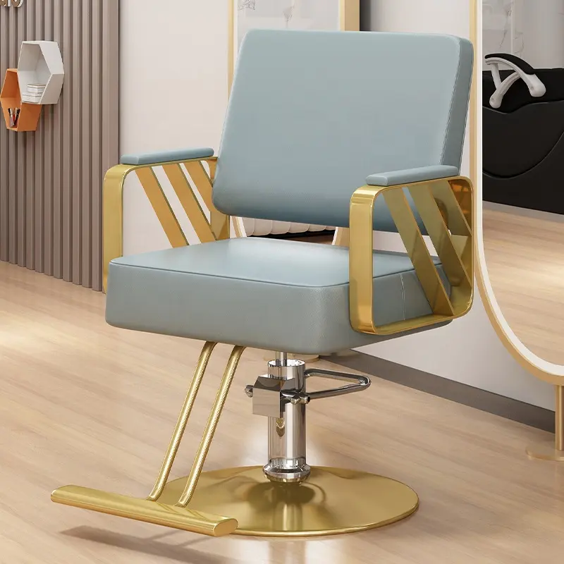 Mobilier de salon de coiffure Offre Spéciale; nouveau fauteuil de barbier design; chaises coupe-cheveux confortables