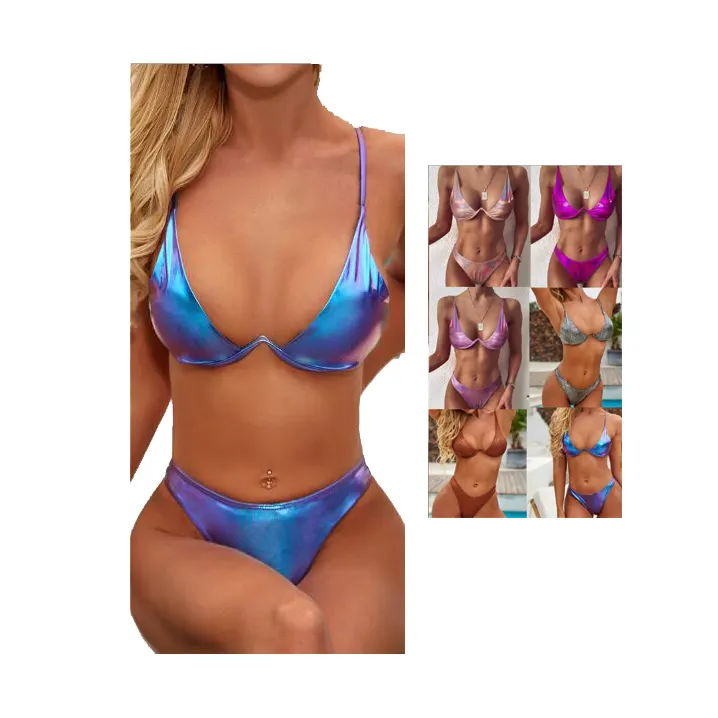 Y0709 Sexy perizoma Bikini donna costume da bagno Tie Dye costumi da bagno speciali costumi da bagno Sexy a due pezzi donna costume da bagno Bikini