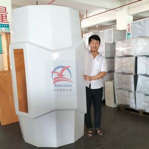 บริการแปรรูปชิ้นส่วนพลาสติกแม่พิมพ์ขึ้นรูปสูญญากาศหนา6มม. ป้องกันรังสียูวีกำหนดได้เอง - Product Image 5