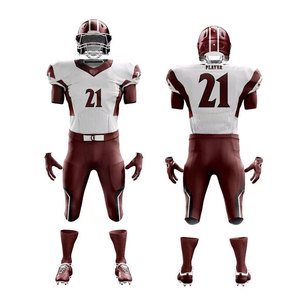 Uniforme de football américain pour hommes, fabriqué par un fabricant professionnel, short, taille plus, confortable, respirant, vêtements de sport, tailles personnalisées - Product Image 1