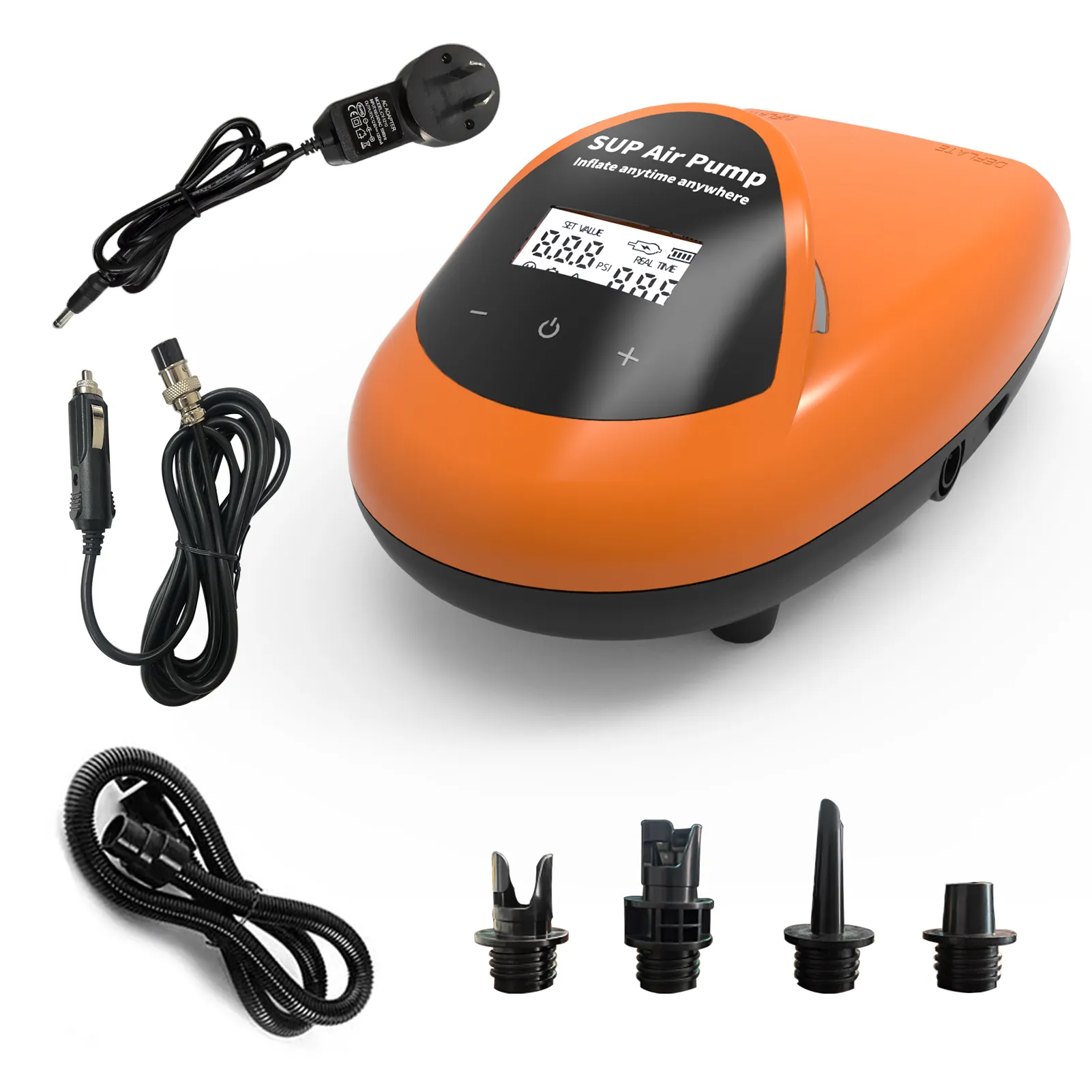 Outdoor Simple Operation High Pressure Electric Battery 20PSI Deflation DC SUP Pumps Inflatable Paddle Board Air Pump