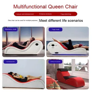 كرسي استرخاء أنيق بتصميم عصري صغير على شكل أريكة سرير، هدية زفاف جديدة لديكور غرفة النوم بجانب السرير والفنادق والمنزل - Product Image 4