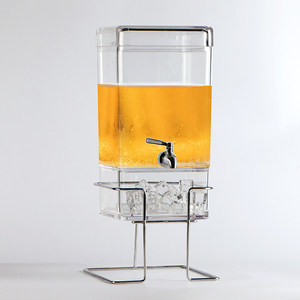 Dispensador <span class=keywords><strong>de</strong></span> Bebidas Irrompible <span class=keywords><strong>de</strong></span> Plástico <span class=keywords><strong>de</strong></span> 7.5L con Grifo, Jarra Transparente <span class=keywords><strong>de</strong></span> PC <span class=keywords><strong>de</strong></span> Grado Alimenticio para Bebidas Frías, Jugos, <span class=keywords><strong>Cerveza</strong></span>, Hielo, Uso en Fiestas - Product Image 6