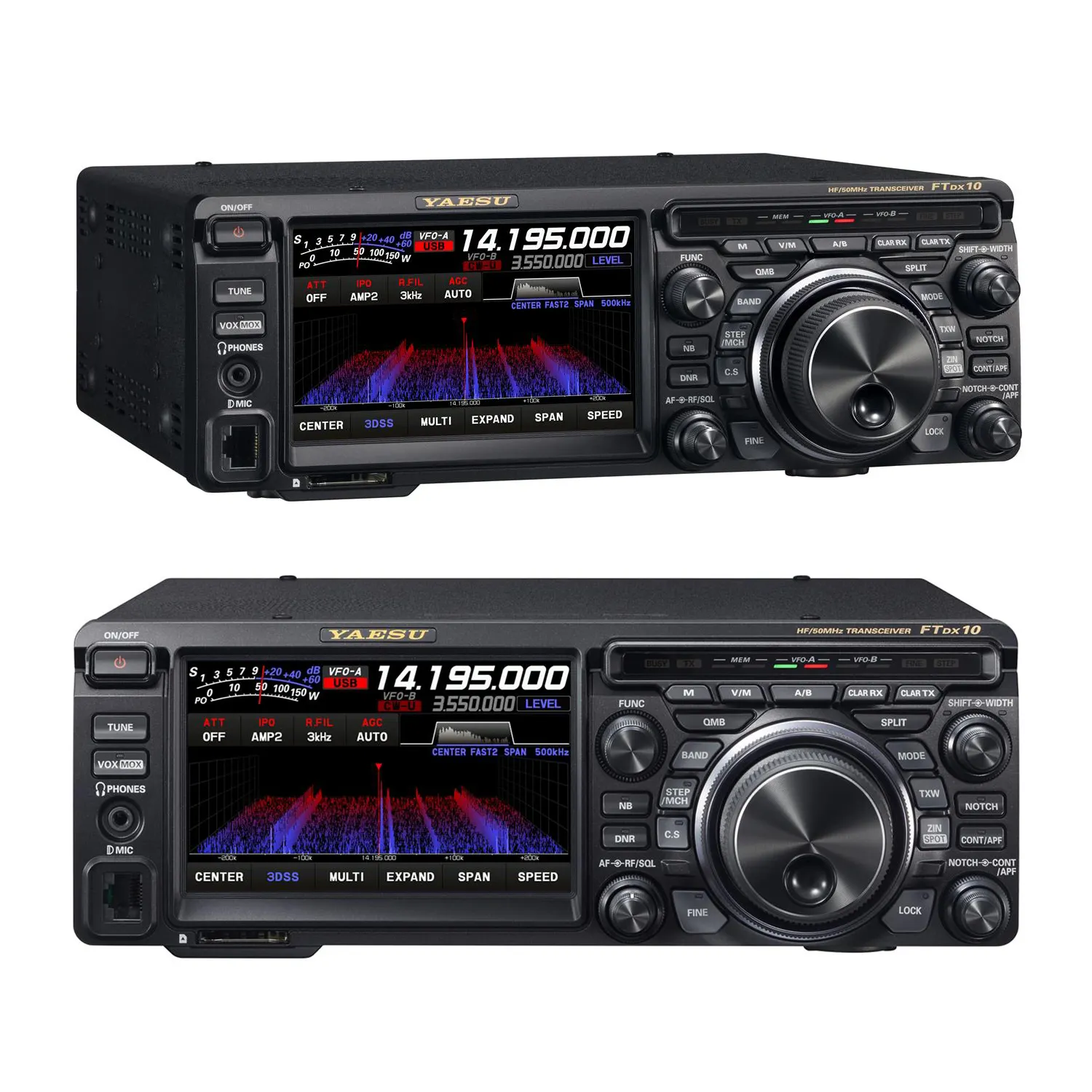 جهاز إرسال واستقبال Yaesu FTDX10 FTDX-10 DX 10 50 ميجاهرتز 100 واط RF AF للإرسال SDR إرسال واستقبال HF للنقل براديو su7 للسيارة