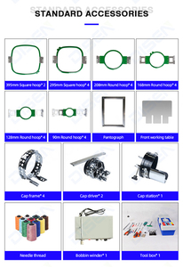 Repuestos para Máquina de Bordar Automática Gaki min Viola Jake A2, Farem Pryer, Repuesto de Pantalla para Alfombras, Etiquetas para Perros, Hilo 120d/2, Juego Fw-1202 - Product Image 6