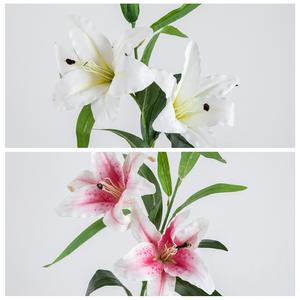 Fabricante al por mayor lirio artificial artesanías de boda flores falsas para la decoración del hogar <span class=keywords><strong>Perfume</strong></span> de película hecho a mano para el Día de San Valentín - Product Image 4