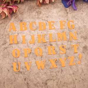 N148 metallo fatto da te goffratura taglio stampo carta in acciaio al carbonio carta taglio lettere inglesi ventisette pezzi Die tagli Set - Product Image 6