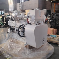 Moteur diesel marin 6 cylindres 4 temps pour bateau de pêche, ensemble moteur 6BTA5.9-M150 avec contrôleur, fabriqué en Chine