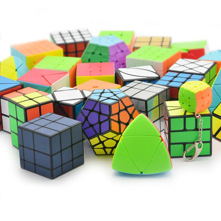 2022 custom children education toys plastic magic cube 3x3