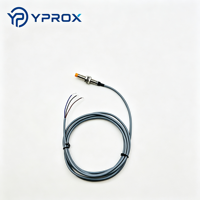 Sensor Proximitas Induktif NPN 3-Kawat Seri YPROX LJ8A M8 Kecerahan Tinggi Jarak Deteksi 1-2mm IP67 10-30V DC Berlapis Nikel