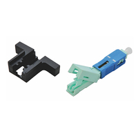 Conector rápido Fibra óptica SC UPC y APC Mariposa Conector rápido FTTH 4G Red PON