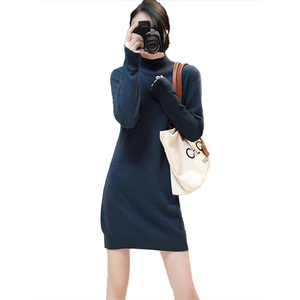 Suéter de Longitud Media para Mujer, Otoño Invierno, Capa Base de Cachemira Gruesa, Nuevo Estilo 2026, Top Largo y Cálido para Mujer - Product Image 6