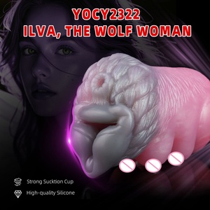 เครื่องช่วยสำเร็จความใคร่ชายแบบสองช่องทาง YOCY รุ่น Pocket Pussy รูปทรงอวัยวะเพศหญิง วัสดุซิลิโคนเนื้อนุ่ม สำหรับผู้ชาย - Product Image 3