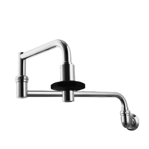 Montaje en pared plegable 360 giratorio doble junta Caño fregadero de cocina grifo de agua grifo <span class=keywords><strong>Pot</strong></span> <span class=keywords><strong>Filler</strong></span> - Product Image 1