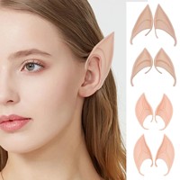 Nouvelles Oreilles d'Ange Mystérieuses en Caoutchouc, Oreilles d'Elfe, Accessoires de Costume de Fée, Décoration d'Halloween, Accessoires Photo, Jouets pour Adultes et Enfants
