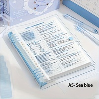 Carnets à couverture souple A5 et B5 personnalisés, avec pochettes détachables, classeurs à feuilles mobiles pour cahiers scolaires, cadeaux