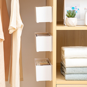 <span class=keywords><strong>Venta</strong></span> directa del fabricante, caja <span class=keywords><strong>de</strong></span> almacenamiento <span class=keywords><strong>de</strong></span> ropa interior <span class=keywords><strong>de</strong></span> plástico perforada montada en la pared para organizar artículos personales - Product Image 4