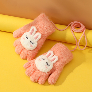 Simpatici <span class=keywords><strong>guanti</strong></span> <span class=keywords><strong>per</strong></span> bambini in Nylon a maglia termica invernale con Design animale - Product Image 2