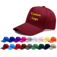 Gorras de Béisbol de Cinco Paneles de Algodón Puro con Logotipo Bordado Personalizado al por Mayor