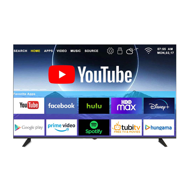 43 Inch Television Flat Curved Screen 55 65 75 80 85 100 Pouces 4k 8k Uhd Oled Led Panel Webos Android Wifi Smart Tv for Hotel