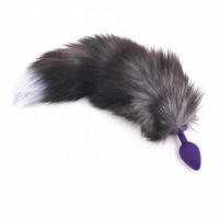 Plug anal queue de renard en acier inoxydable pour jeux adultes, stimulateur de plaisir anal, jouet sexuel pour femmes