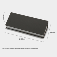 Boîte de rangement pour lunettes de soleil portable, en cuir, rectangulaire, avec logo personnalisé, élégante, coque rigide, doublure en polaire, anti-rayures