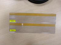 Meethope, estante plano de PVC, tira de datos de plástico adhesiva, etiqueta de precio, soporte de etiquetas, inserto, pantalla de precio de papel de altura de 50mm