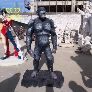 Mejor venta jardín al aire libre calle paisaje decoración diseño arte escultura fibra de vidrio <span class=keywords><strong>King</strong></span> <span class=keywords><strong>Kong</strong></span> estatua resina artesanía - Product Image 5