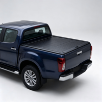 Couverture de benne de camion électrique rétractable motorisée, couvercle rigide étanche en aluminium pour pick-up