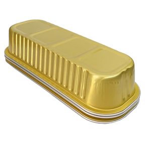 RE3G Food Grade Eco Friendly Resistant Rectangle Aluminum <b>Foil</b> <b>Container</b> High-quality Tray - Product Image 2