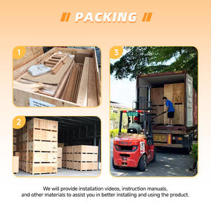 Factory Customization Luxury Outdoor <strong>Sauna</strong> for Home Resort 4 Person Barrel <strong>Sauna</strong> Cedar Wood <strong>Sauna</strong> Room - Product Image 6