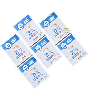 Tarjetas de presentación personalizadas, papel estucado, papel offset, tamaño 16mo, para entrega de comida, servicio posventa, valoración y compartir. - Product Image 4