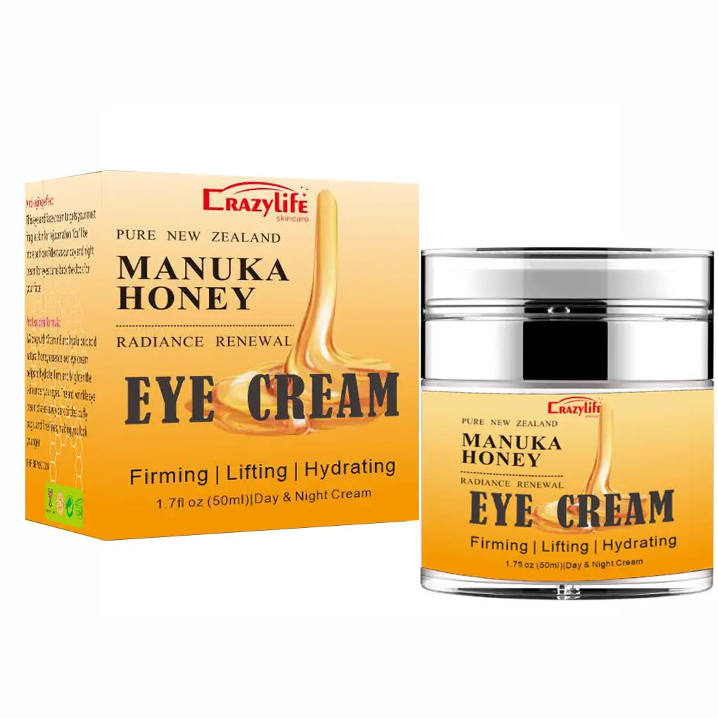 Wholesale Private Label Repair Anti Aging Honey Eye Cream Instant Eye Lift Cream For Anti Wrinkle 50ML Eye Care