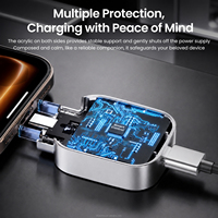 Separador de Carga Tipo-C Profesional, Protector de Batería con Expulsión Automática Física y Carga Completa para Varios Dispositivos Electrónicos