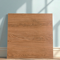 600x600mm Rouge Brun en Stock Promotion Antique Mat Grain de Bois Marbre Inspiré Sol Mur Texturé Antidérapant Porcelaine Carreaux