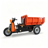 Tricycle électrique de chantier Sinman ZL150E à chargement lourd, benne basculante, 1,5 tonne, moteur, boîte de vitesses, pompe, roulement, économie d'énergie, Chine Hubei